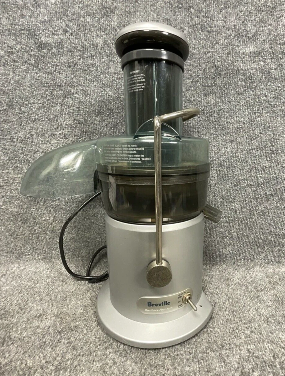 Breville JE98XL Juice Fountain Plus Silver 2-Speed 850W