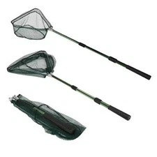 RESTCLOUD Fishing Landing Net with B: Strong Aluminum Handle, 45" Full