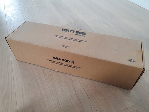 Wattbox WB-400-8 / 8 Outlet Rack Mountable Power Strip FREE SHIPPING BRAND NEW - 第 1/2 張圖片