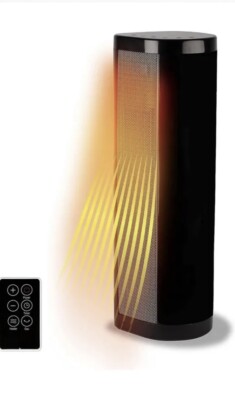 Amazonbasics Ceramic Space Heater Adjustable Thermostat Vertical or Horizontal