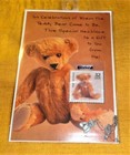 Vintage, "Celebrate the Century" USPS Teddy Bear, Collectable Card with Necklace — photo 2