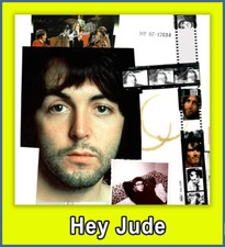 The Beatles- Hey Jude - 45 Pic Sleeve - No Record- Colored Vinyl Series