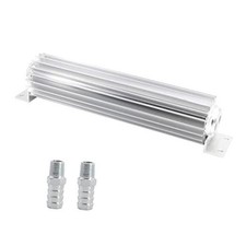 Universal 12" Dual Pass Aluminum Finned Transmission Oil Cooler 12" Oil Cooler