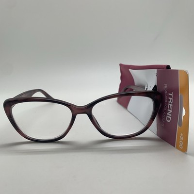 TREND Foster Grant  FGLR 25 768 BRY  +2.00  Reading Glasses   READERS
