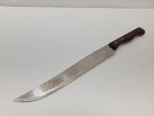 Dexter Russell Scimitar Butcher Knife Stainless Steel Wood Handle USA Cimeter