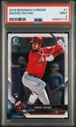 2018 Bowman Chrome - Base Shohei Ohtani #1 Batting (RC) PSA 9