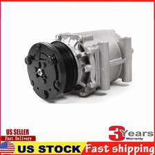 AC Air Conditioner Compressor w/Clutch For Ford E-150 Club Wagon 4.6L 5.4L 03-05