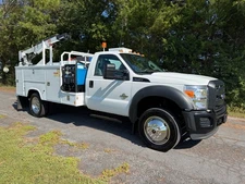 2011 FORD F550 MECHANICS TRUCK SERVICE TRUCK CRANE COMPRESSOR WELDER UTILITY