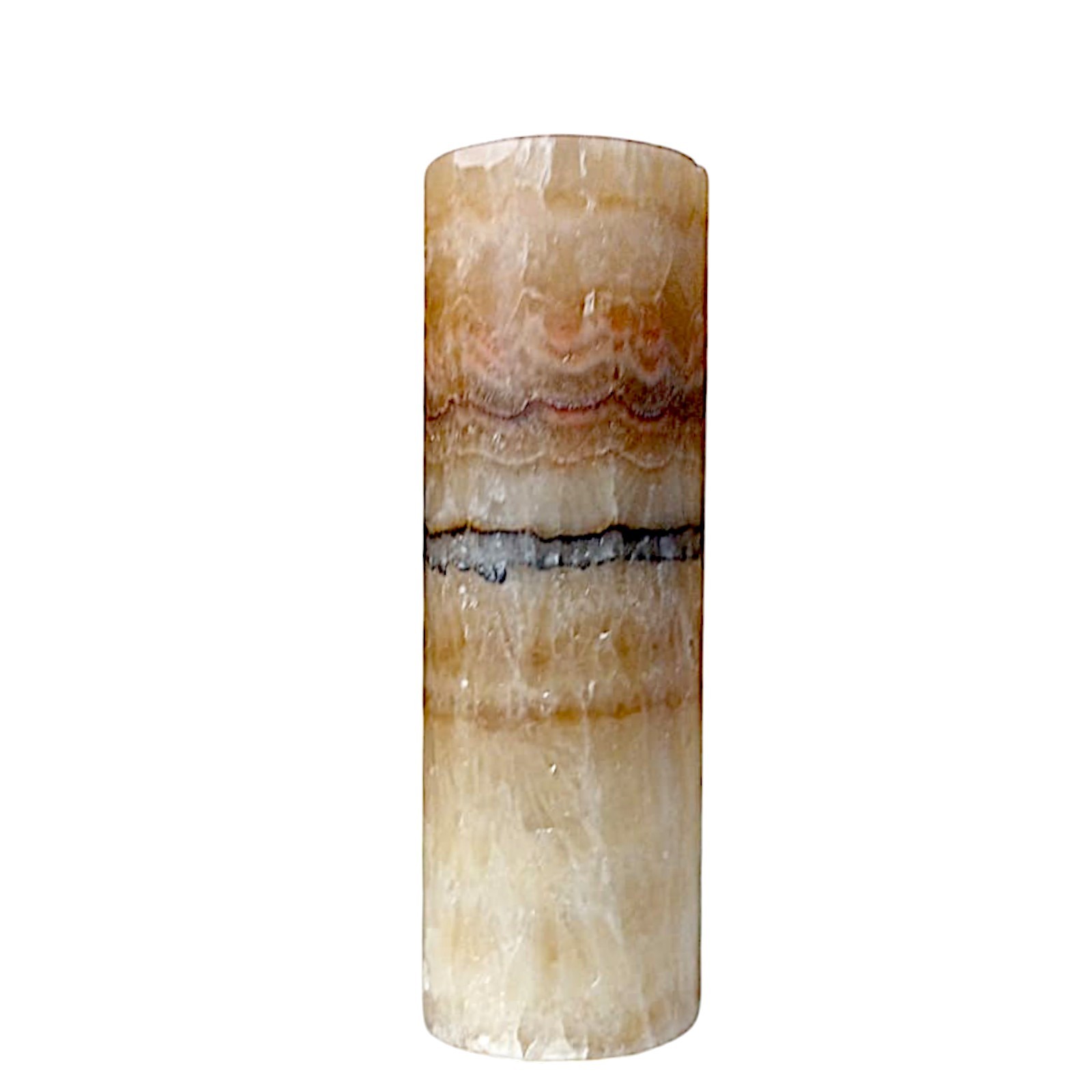 Lampada in Onice Naturale Interior Design Pietra Abat-jour Art Home H 25cm