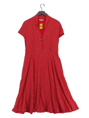 Emily and fin Hemd Midikleid UK16 in Rot