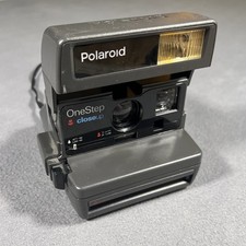 Vintage Polaroid One Step Close Up 600 Film Instant Camera with Strap READ