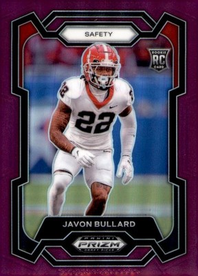 2024 Prizm Draft Picks Javon Bullard #185 Purple /75 Georgia RC