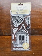 Hampton Art Cling Stamps 9 Pieces GRAPHIC 45 Artisan Style 3 #ICO328