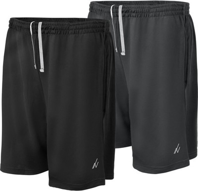 NY Threads Mens Athletic Shorts 2 Pack Quick Dry Lightweight Running Workout...