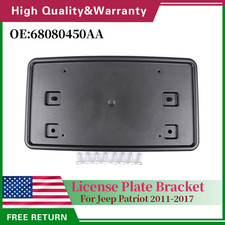 Ch1068126 License Plate Tag Holder W Screws Fits 2011-2017 Jeep Patriot 4d Ch1068126 License Plate Tag Holder W Screws Fits 2011-2017 Jeep Patriot 4d