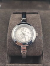Gucci 105 Series Bangle Watch - Floral Dial with Diamond Box & Papers UK Seller