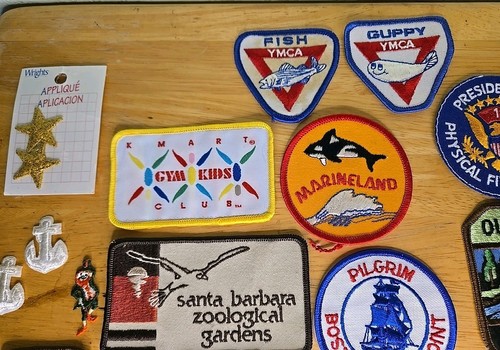Vtge MIXED PATCH LOT Of 25 EMBro PATCHES Harley Davidson, YMCA, Marineland, Misc - Picture 4 of 8