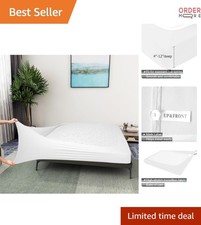 Box Spring Cover King Cal King Jersey Knit Stretchy Wrap Bed Skirt