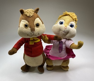 Plush Toys Alvin and Brittany Alvin and the Chipmunks Squeakel