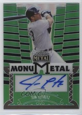 2024 Leaf Metal MonuMetal Green Prismatic 7/8 Jim Leyritz #MM-JL2 Auto 0u66