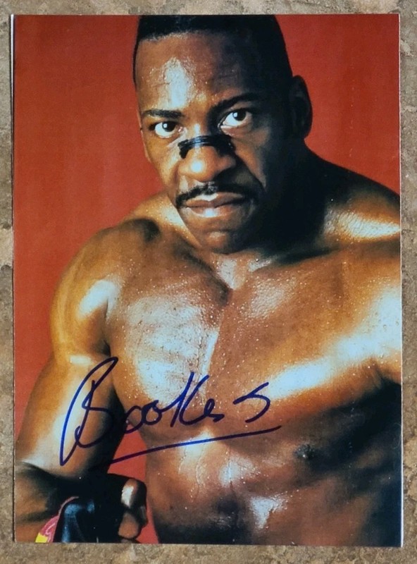 BOOKER T signed 5 X 7 photo WCW WWE WWF NXT pro wrestling autograph Harlem Heat