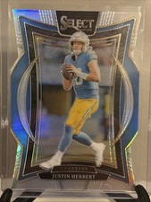 2024 Panini Select - Concourse Justin Herbert #41 Silver Prizm Die-Cut