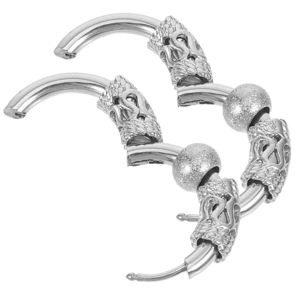 Boucle D'oreille Dragon Boucles D'oreilles Pendantes D'oreilles Déclaration - Photo 1/4
