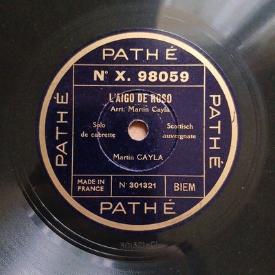 78t Martin Cayla Solo Cabrette. L aigo De Roso, Where Vas Tu Keard Petite X98059 
