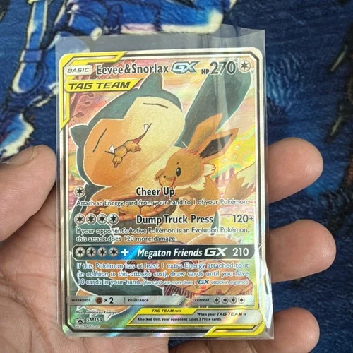 Pokémon TCG Eevee & Snorlax GX SM169