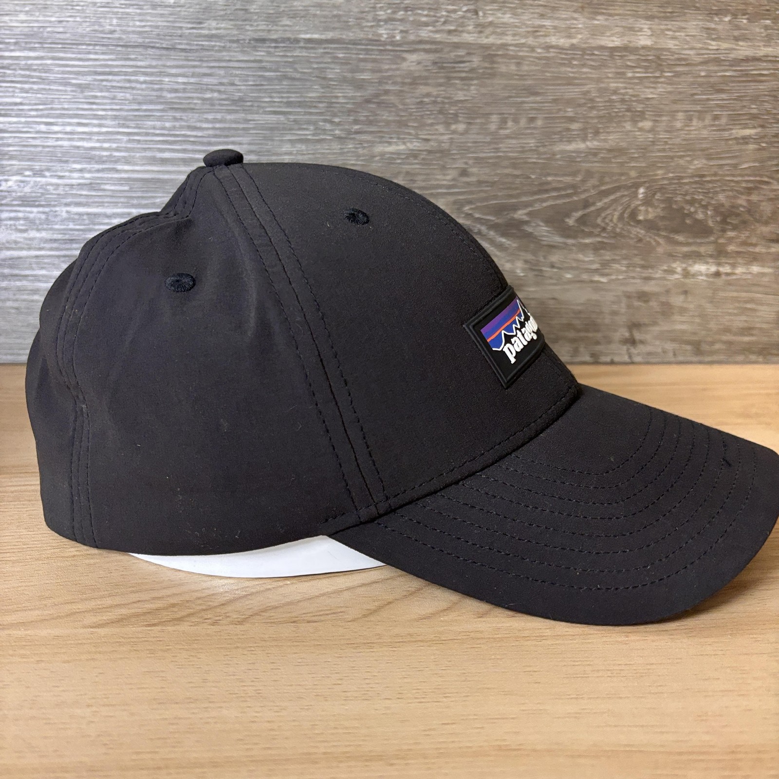 Patagonia Hat Cap Snap Back Black Patch Logo Mens… - image 6