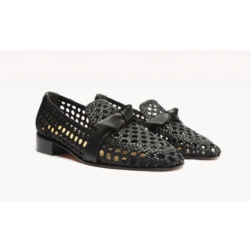 Alexandre Birman Clarita Basketry Loafer Black Sz 7 US 37 EU NIB Casual Elegance - Picture 2 of 15
