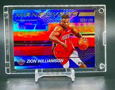 2020-21 Panini Recon Zion Williamson Maneuvers Insert Card SP #/199 Pelicans!