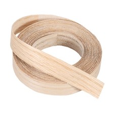 Red Oak Wood Veneer Edge Banding 1 Inch x 25ft Pre-glued