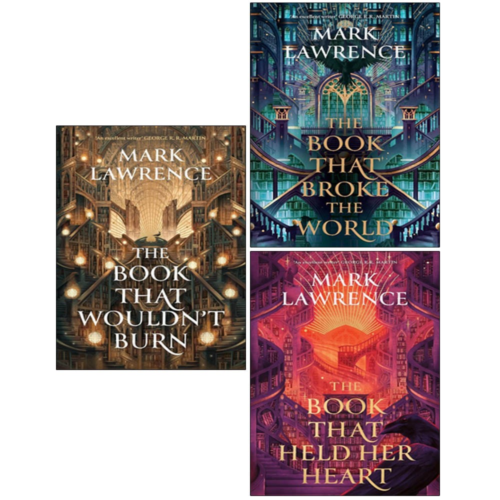 Library Trilogy by Mark Lawrence 3 Books Collection Set That Broke the World
