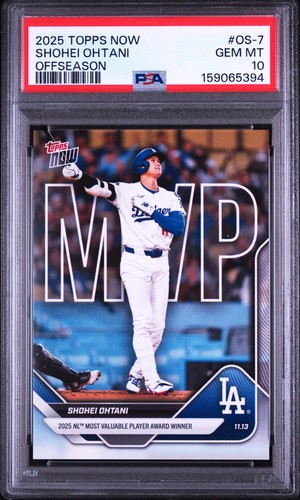 2025 Topps Now - Off-Season Shohei Ohtani #OS-7 /80644