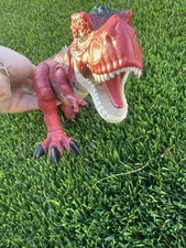 Zuru Robo Alive Dino Action T-Rex Dinosaur Red 10" Roaring Action Dino Works