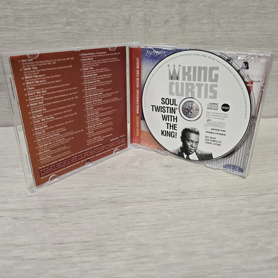 KING CURTIS - Soul Twistin' with the King! CD Jasmine 2017 30 Tracks Very Good  Foto 4 de 4