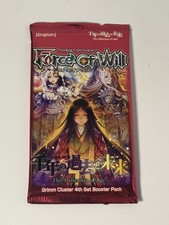 FORCE OF WILL THE MILLENIA AGES TCG BOOSTER BACK