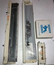 Toyota KS901 Knitting Machine Case & Knit Tracer Accessories TESTED