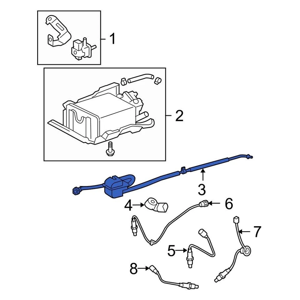 For Toyota RAV4 2009-2012 Toyota 777060R011 Vapor Canister Filter Foto 2 de 2