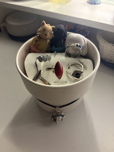 Women’s Mixed Jewelry Lot: Rings, Earrings, Necklace, Pendant (Mystery Jewelry)