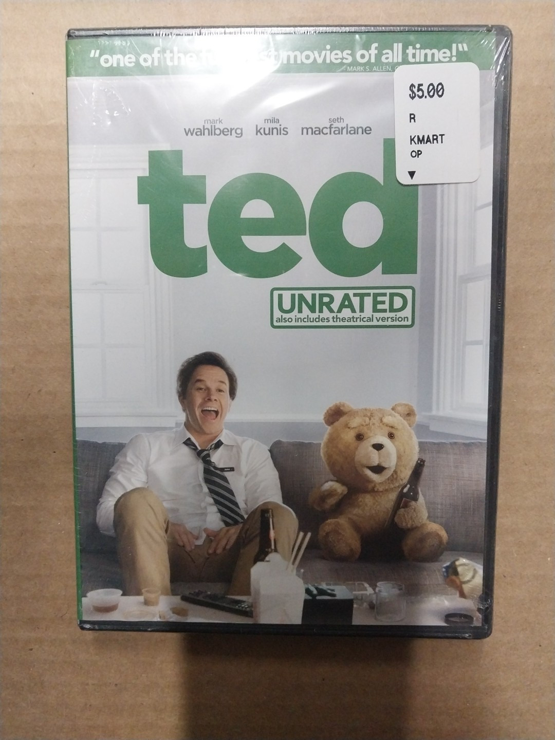 Ted 2012 Widescreen DVD Unrated/Theatrical Sealed Unopened Edition