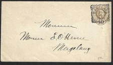 DUTCH EAST INDIES 1900 Cover Magelang Java