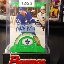 Upper Deck Trilogy Generations Michael Bunting #TG-3C Auto 12/25 Maple Leafs