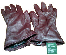 Thinsulate Burgundy LEATHER Gloves Lined Women  s Size Med-Insulated 40gram 1030