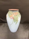 Antique 1927 Rookwood 913D Large Signed Lenore Asbury Blue Vellum Vase Excellent