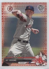 2017 Topps Holiday Bowman Red Holiday Sweater 9/10 Jay Groome #TH-JG uk2