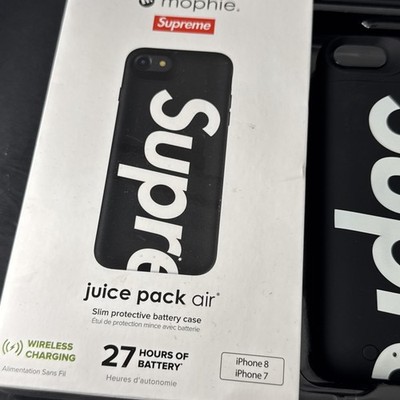 Supreme Mophie iPhone 7/8 Juice Pack Air Charging Case Black with