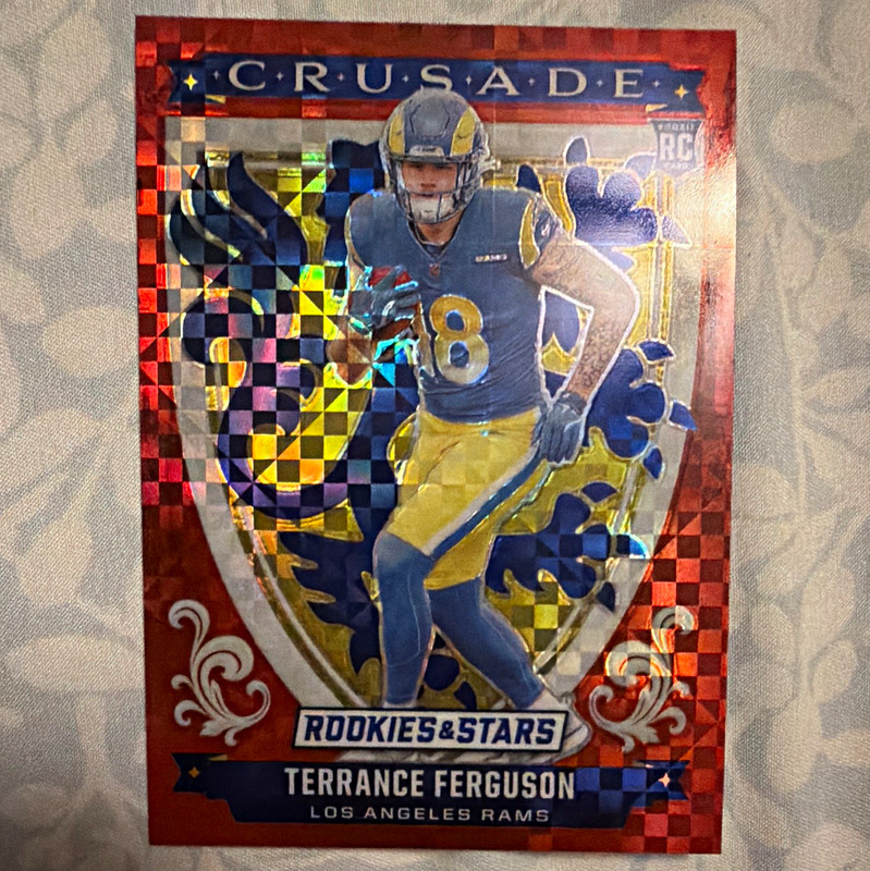 Panini 2025 Rookies & Stars Crusade Insert Terrance Ferguson RC #27 Rams