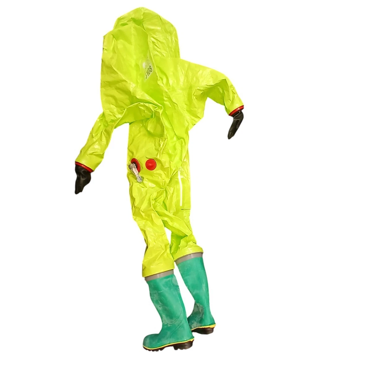 Traje apretado Respirex Tychem TK tipo 1A vida limitada HAZMAT gas químico G5